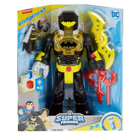 Fisher-Price-DC Super Friends Batman nel suo robot esoscheletro - Imaginext - HYG31