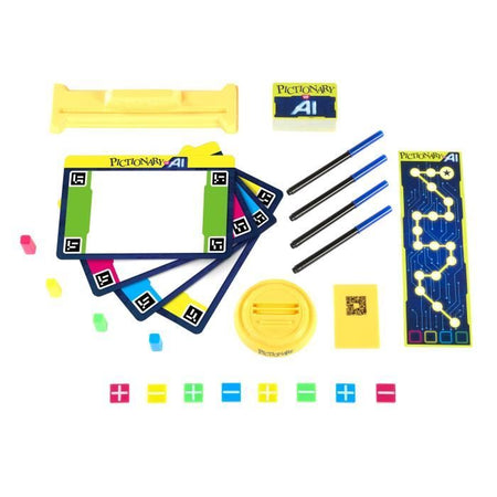PICTIONARY VS AI Gioco per famiglie Pictionary Vs Intelligenza Artificiale - per bambini e adulti - da 2 a 4 giocatori MATTEL GAMES HYH76
