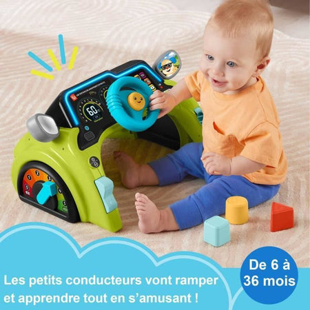 FISHER-PRICE Ridi e impara - Il mio primo centro attività per auto - Fisher-Price - HYR92