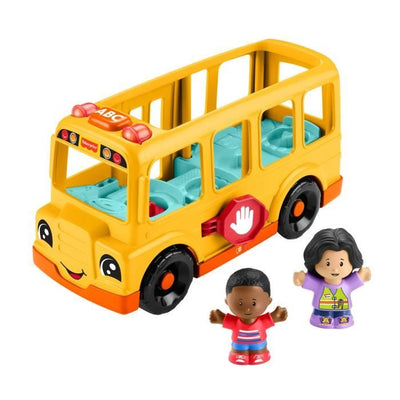 Fisher-Price Little People-Lo scuolabus-Veicolo a spinta musicale HYT03