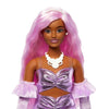 Barbie Deluxe Style Barbie Doll in abito rosa scintillante HYV25