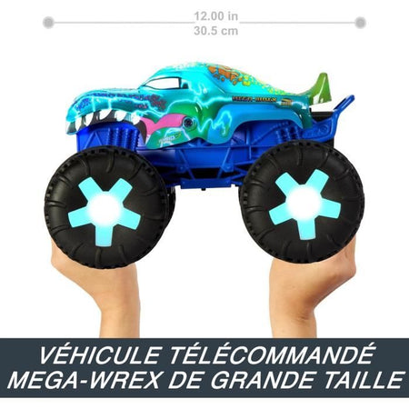 Hot Wheels Monster Trucks-Mega-Wrex-Veicolo telecomandato in scala 1/15 JBD90