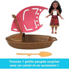 MATTEL Piroga e le sue 3 sorprese JBT68 -Vaiana 2