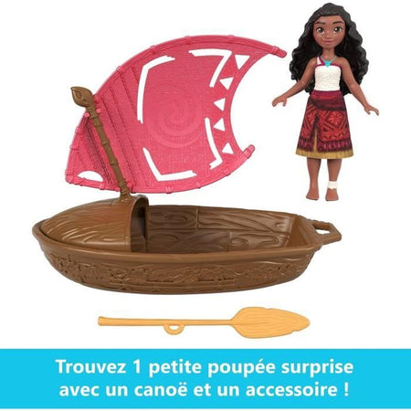 MATTEL Piroga e le sue 3 sorprese JBT68 -Vaiana 2