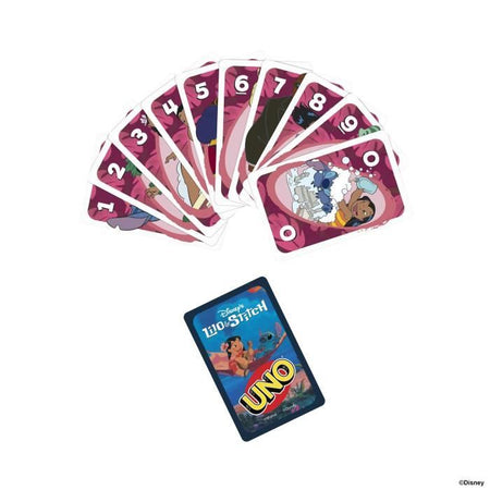 Mattel Games - Disney UNO Lilo e Stitch - Gioco di carte per bambini e famiglie JCC10