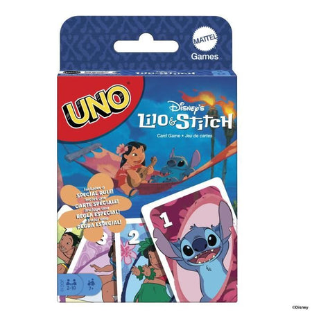 Mattel Games - Disney UNO Lilo e Stitch - Gioco di carte per bambini e famiglie JCC10