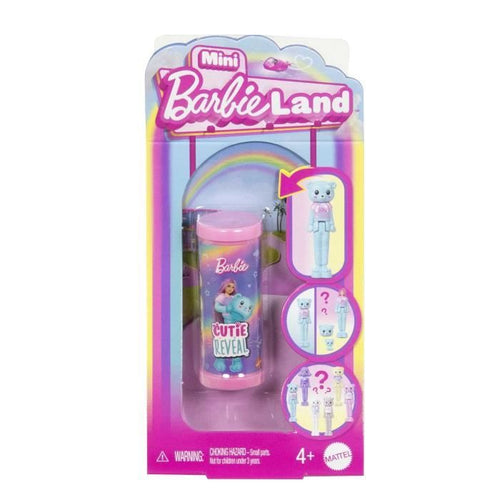 BARBIE Mini-BarbieLand Cutie Reveal Doll - Bambola da 1,5 - Barbie - JCR15