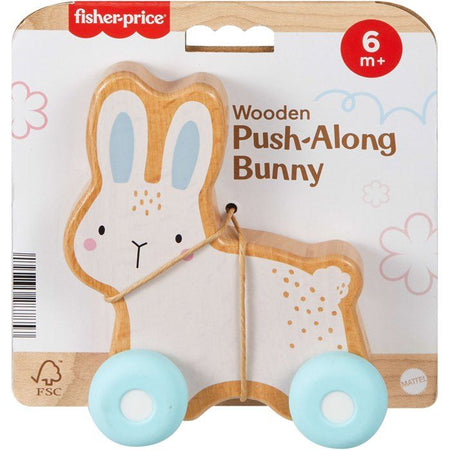 CONIGLIO DI LEGNO DA SPINGERE