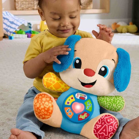 Fisher-Price-Ridi e impara-Cucciolo Progressive Awakening-Peluche musicale JFD20