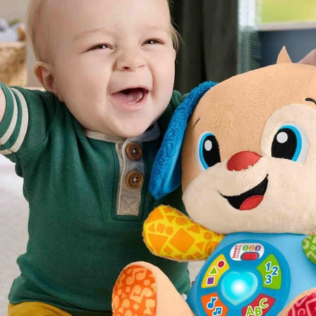 Fisher-Price-Ridi e impara-Cucciolo Progressive Awakening-Peluche musicale JFD20