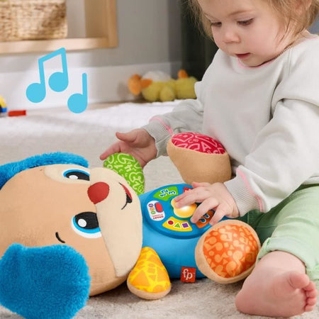 Fisher-Price-Ridi e impara-Cucciolo Progressive Awakening-Peluche musicale JFD20