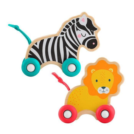 FISHER-PRICE Ossa di animali da spingere in legno - JFN19
