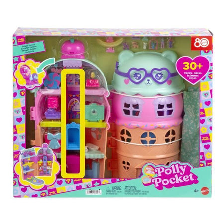 Polly Pocket - Set Casa del Gelato - Con Personaggi - Polly Pocket - JFT91