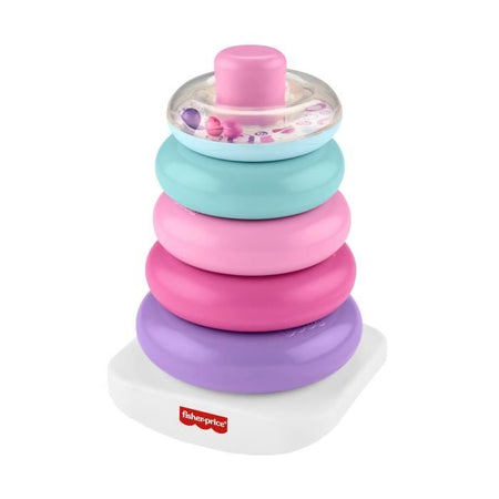 Fisher-Price Piramide Arcobaleno Giocattolo Attività Impilabile per Bambini Fisher-Price JGP94