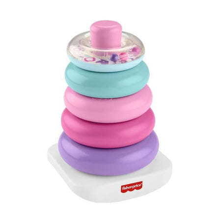 Fisher-Price Piramide Arcobaleno Giocattolo Attività Impilabile per Bambini Fisher-Price JGP94