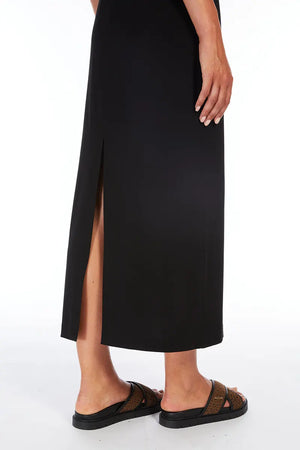 MAX MARA | Abito lungo cut out in jersey