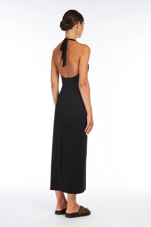 MAX MARA | Abito lungo cut out in jersey