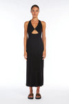 MAX MARA | Abito lungo cut out in jersey