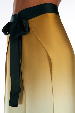 MAX MARA | Pantalone ampio in jersey stampa sfumata