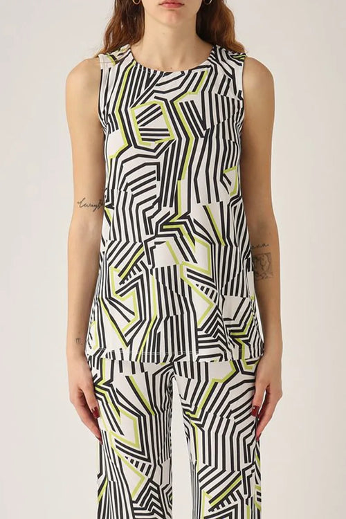 MAX MARA | Top in jersey spalla larga