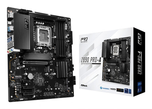 MB Asrock 1851 Z890 PRO-A- 4*DDR5- 4*SATA3- 2*M.2- HDMI- DP- ATX