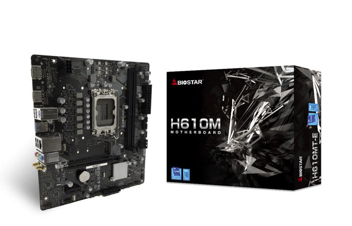 MB BIOSTAR 1700 Intel H610M- 2xDDR4- 4SATA3 HDMI- DP- Type-C front- GbE Lan- MATX