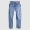 Levi's 555 jeans uomo gamba dritta relaxed in denim e lino blu