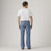 Levi's 555 jeans uomo gamba dritta relaxed in denim e lino blu