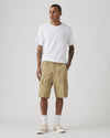 Bermuda cargo uomo Levi's Carrier in tela beige lightweight