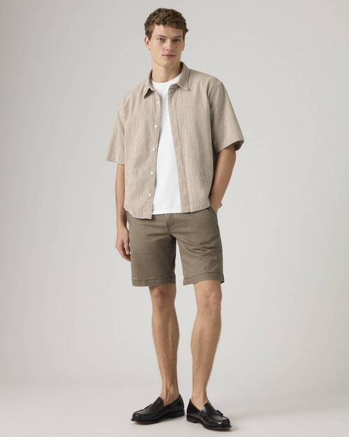 Bermuda uomo Levi's XX Chino lightweight in cotone e lino marrone