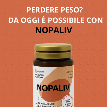 Integratore Dimagrante Naturale – Supporto per Controllo della Fame e Metabolismo | Formula con Ingredienti Selezionati | Ideale per Dieta ed Equilibrio Alimentare Nopaliv 60 Compresse