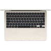 Apple - 13.6 MacBook Air M4 (2025) - 24 GB di RAM - 512 GB di spazio di archiviazione - CPU a 10 core - GPU a 10 core - Starlight