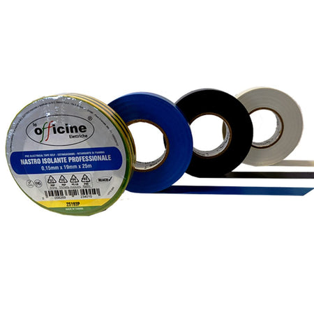 NASTRO ISOLANTE PROFESSIONALE ROSSO 0.13X19X25 MT