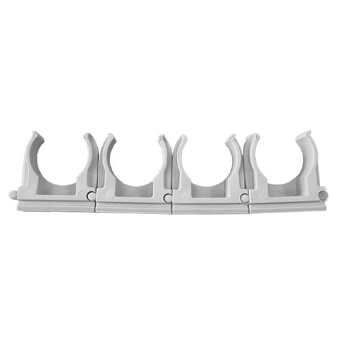 SUPPORTO CLIP A SCATTO PER TUBO DIAM.20 - 100PZ
