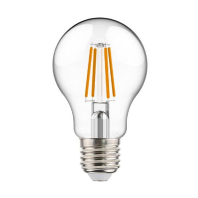 FIL.8W E27 6500K A60 1055LM TRASPARENTE - ElettroWatt.eu