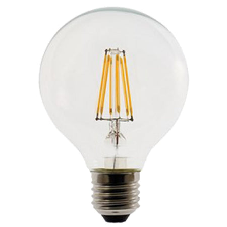 Lampadina a Filamento LED G95 E27 11W 1521Lm 3000K Trasparente - ElettroWatt.eu