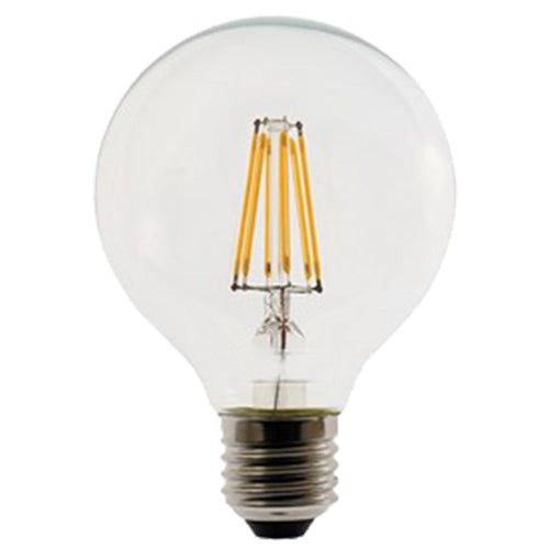 Lampadina a Filamento LED G95 E27 11W 1521Lm 3000K Trasparente - ElettroWatt.eu