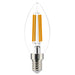 FIL.6W E14 3000K C35 806LM TRASPARENTE - ElettroWatt.eu