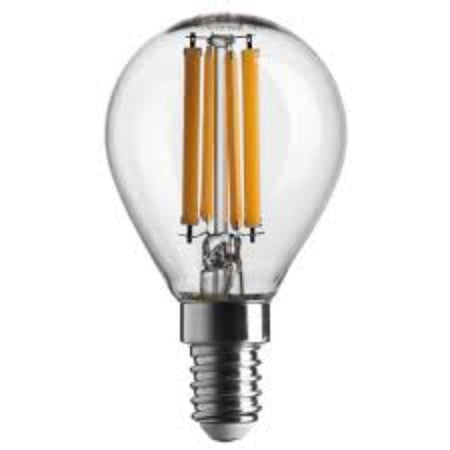FIL.4,5W E14 4000K G45 470LM TRASPARENTE - ElettroWatt.eu