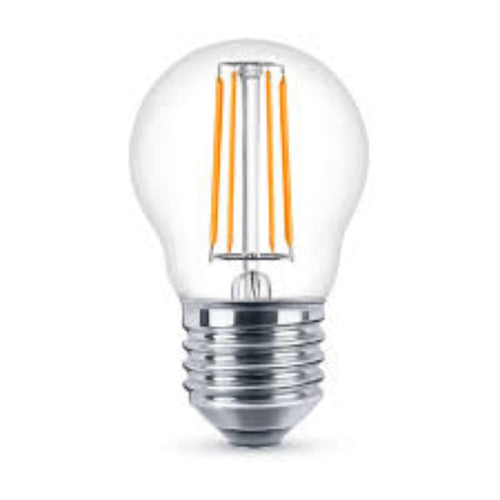 FIL.4,5W E27 4000K G45 470LM TRASPARENTE - ElettroWatt.eu