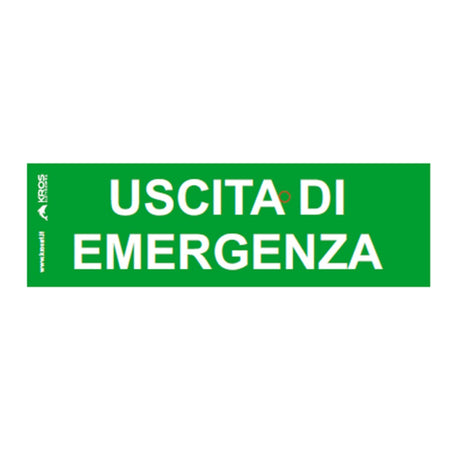 PITTOGRAMMA USCITA EMERGENZA  X LA FEDELE SLIM