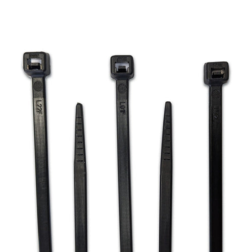 100PZ. FASCETTA NYLON NERA 365X7,6 ROBUS