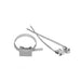 Clips a fascetta con asola per Tubi e Guaine da 16mm a 32mm - ElettroWatt.eu