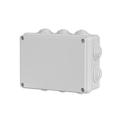 SCATOLA PASSACAVI COPERCHIO A VITE IP55 190X140X70 - ElettroWatt.eu