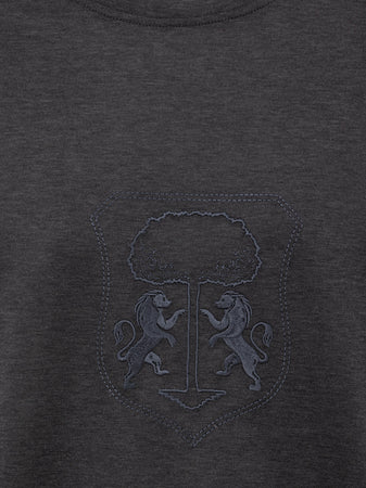 Corneliani T-Shirt in Cotone con Stampa Centrale da uomo