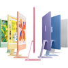 Apple iMac 24 schermo retina da 4,5K vetro nano testurizzato SSD da 256 GB 16 GB RAM chip M4 CPU a 10 core GPU a 10 core Argento (2024)