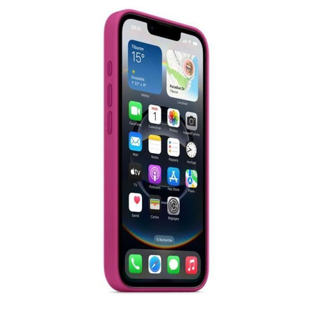 APPLE - iPhone 16E - Custodia in silicone - Fucsia