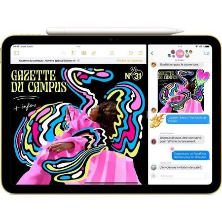 APPLE - iPad A16 (2025) - 11 - Wi-Fi + Cellular - 512 GB - Giallo