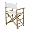 Sedia regista Mojito da esterno in legno di Bamboo, 60 x 44 x 88 cm