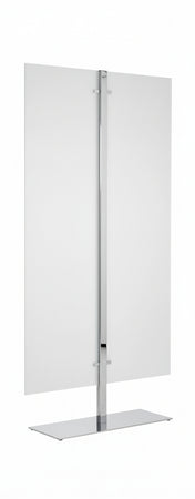 Piantana autoportante con pannelli divisori fonoassorbenti per ufficio in varie altezze